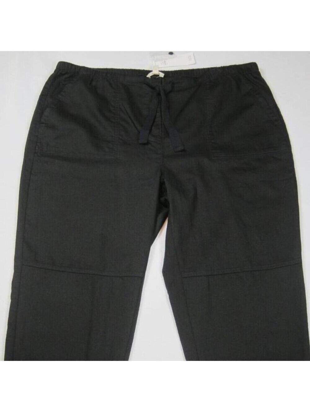 Eileen Fisher Womens XL Black Ankle Pants 100% Organic Cotton NEW WITH TAGS $178 - Picture 5 of 12